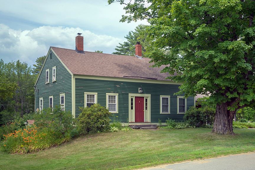 A house on Bean Hill Road, Northfield, NH, built in 1776